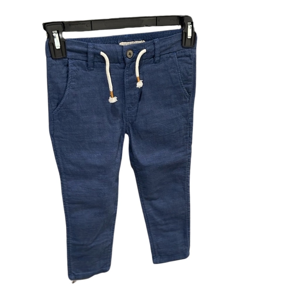 Boys H&M blue pants size 3-4 Y‎